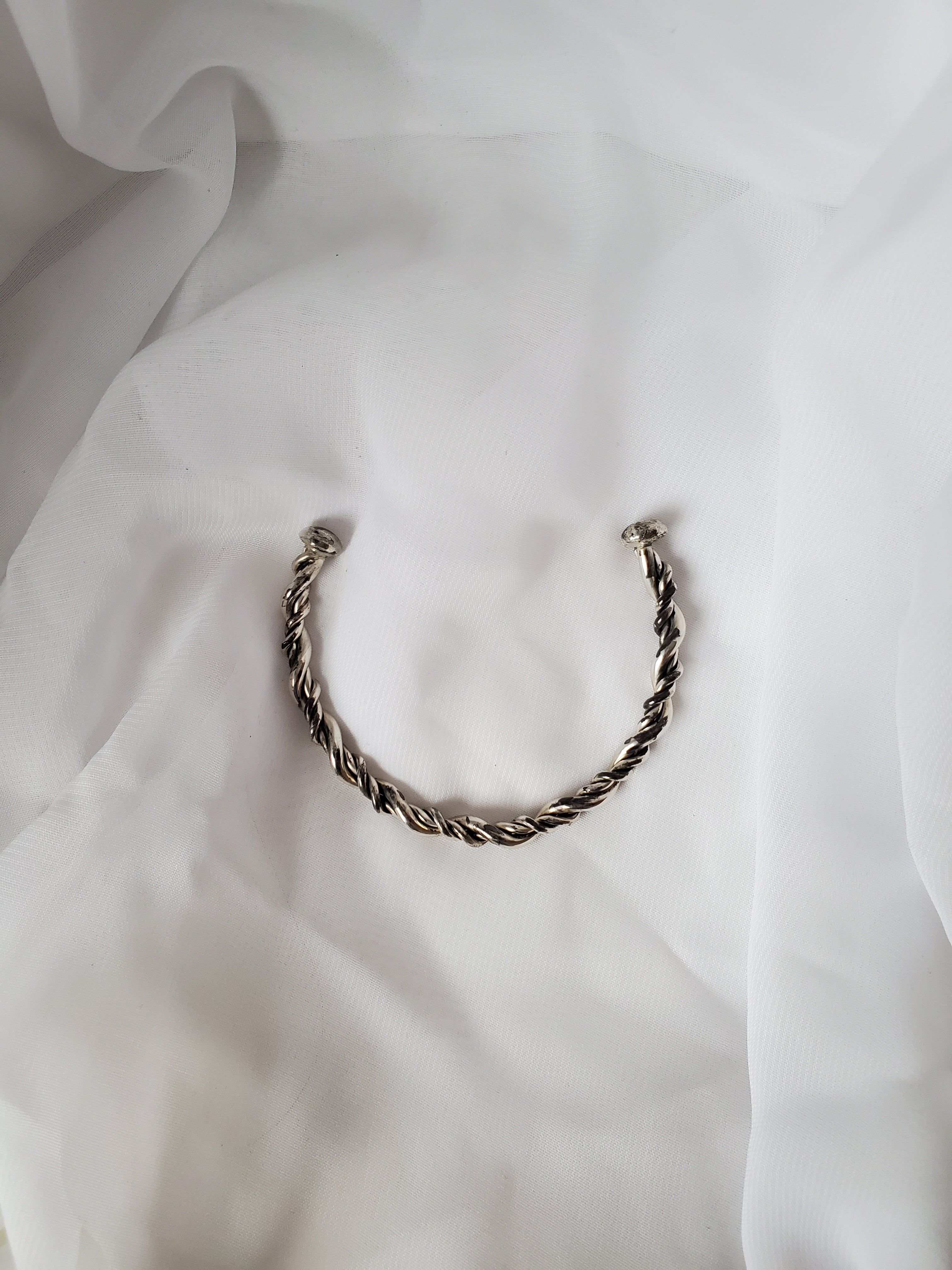 Three Twisted Wire Cuff