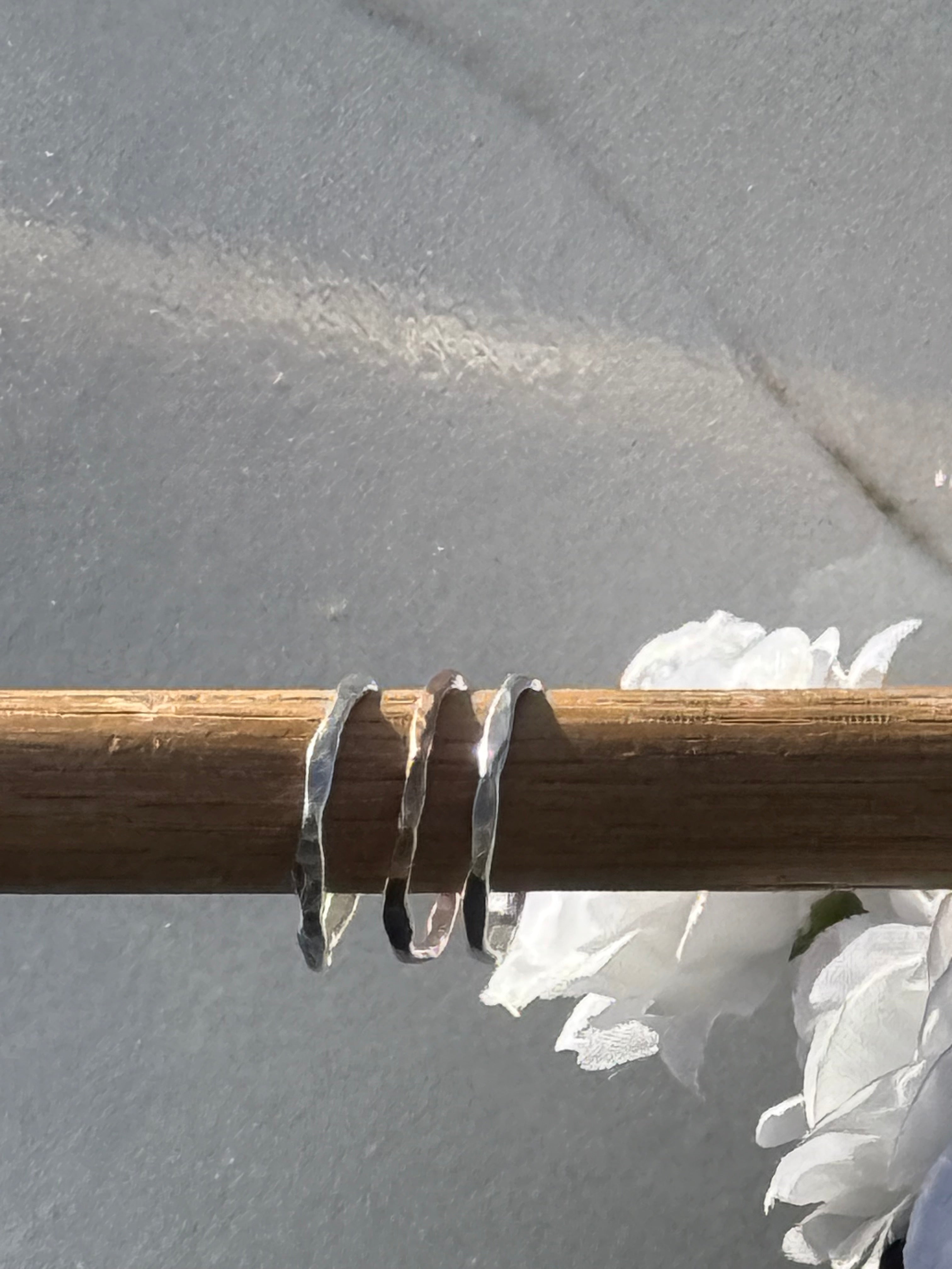 Handcrafted Mixed-Metal Stacking Rings (Set of 3)