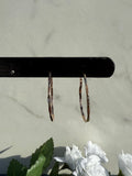 Rose Gold Fill Open Hoops