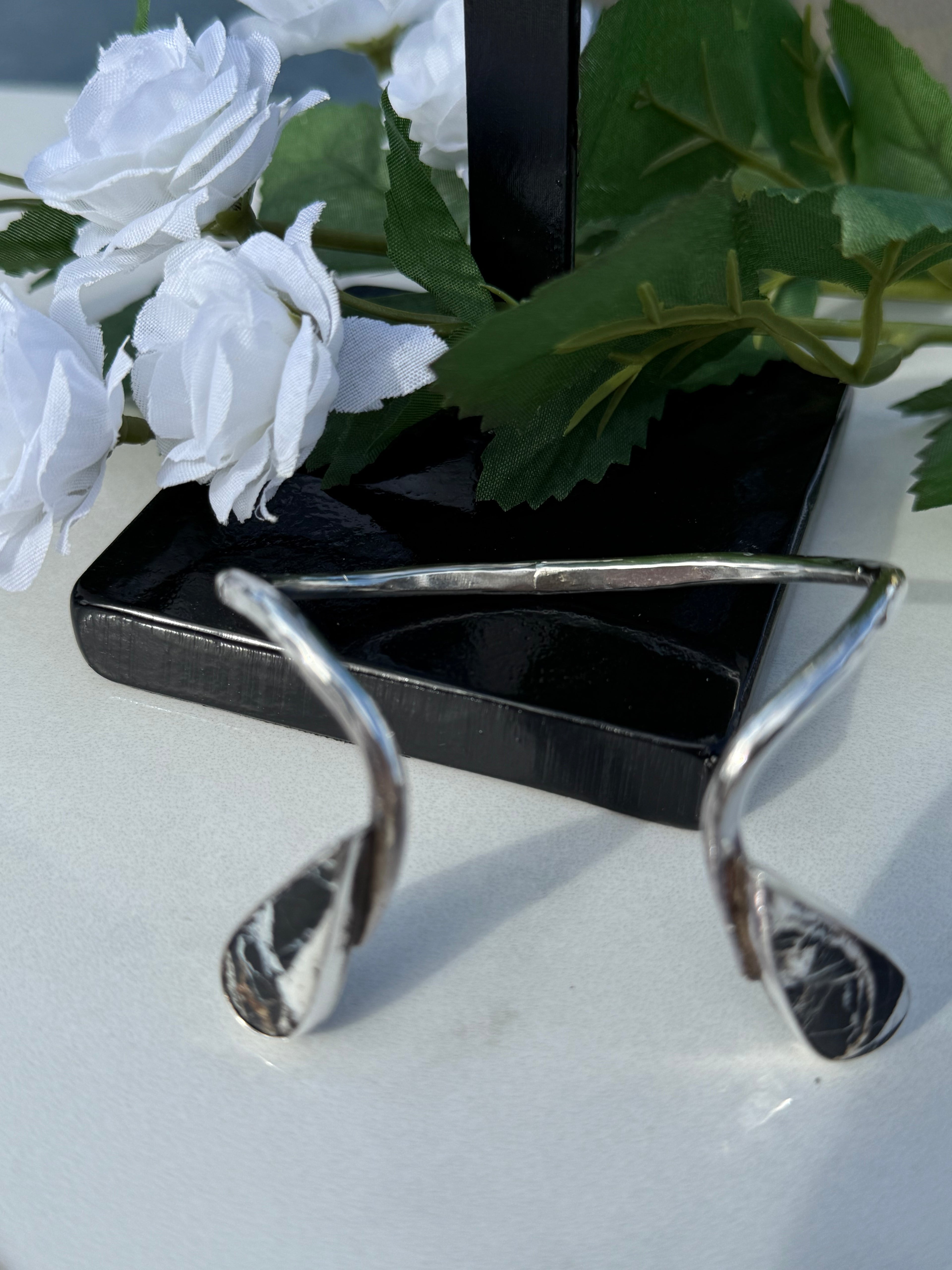 Sterling Silver and Buffalo Turquoise Cuff